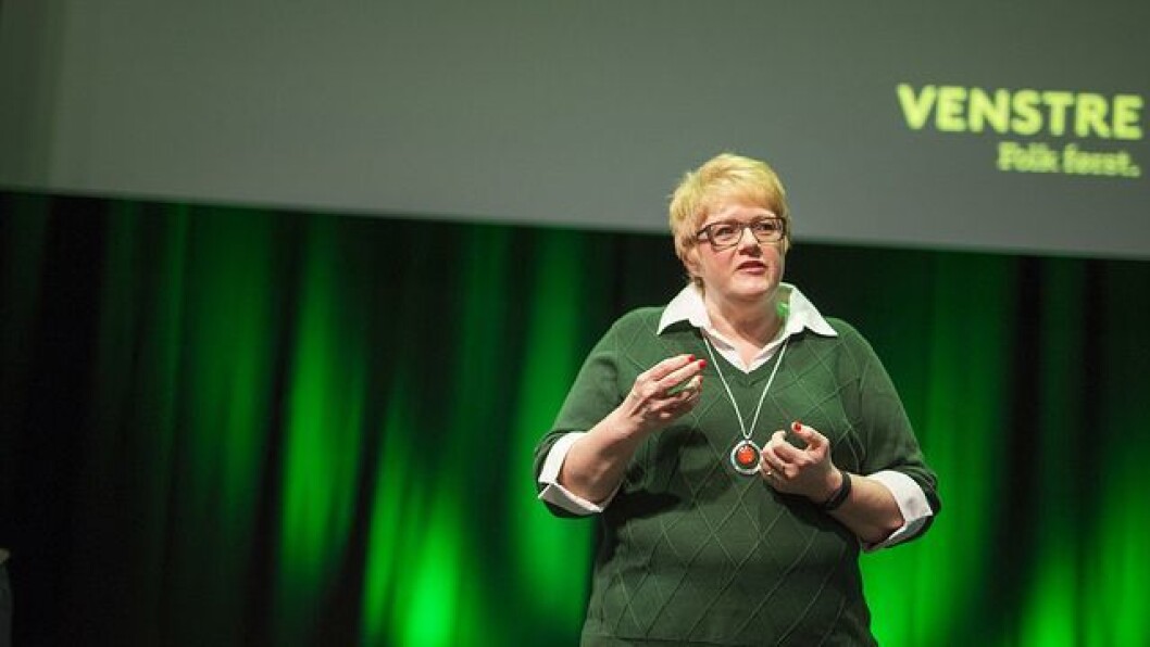 Partileder i Venstre, Trine Skei Grande. Partileder i Venstre, Trine Skei Grande.