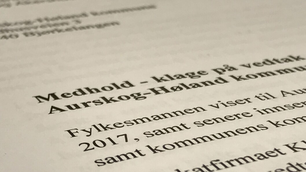 Fylkesmannen i Oslo og Akershus fastslår at Aurskog-Høland har krevd tilbakebetalt fire millioner kroner fra en privat barnehage uten å dokumentere at barnehagen har gjort noe i strid med loven. Fylkesmannen i Oslo og Akershus fastslår at Aurskog-Høland har krevd tilbakebetalt fire millioner kroner fra en privat barnehage uten å dokumentere at barnehagen har gjort noe i strid med loven.