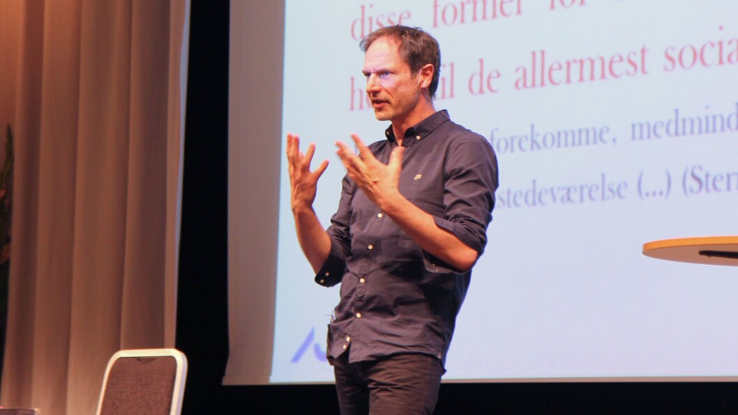 Professor ved Aarhus universitet i Danmark, Ole Henrik Hansen på barnehagekonferansen Nordiske Impulser. Professor ved Aarhus universitet i Danmark, Ole Henrik Hansen på barnehagekonferansen Nordiske Impulser.