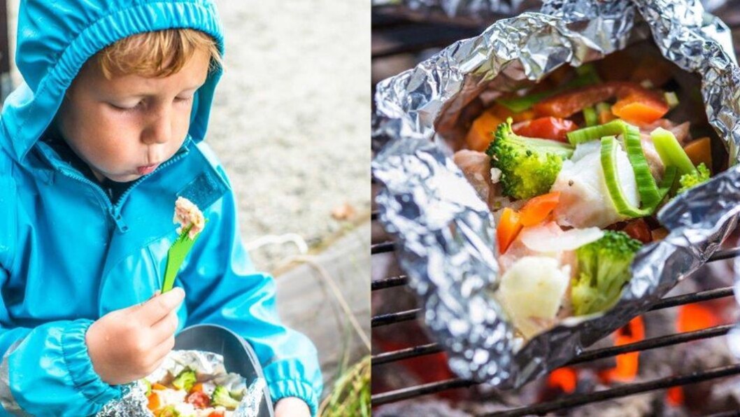 Sikker vinner: Fiskefilet og grønnsaker i folie er er sunt og godt alternativ til grillpølser, og barna i Ekrehagen barnehage i Tromsø synes det er gøy å lage sitt eget måltid fra grunnen av. Sikker vinner: Fiskefilet og grønnsaker i folie er er sunt og godt alternativ til grillpølser, og barna i Ekrehagen barnehage i Tromsø synes det er gøy å lage sitt eget måltid fra grunnen av.