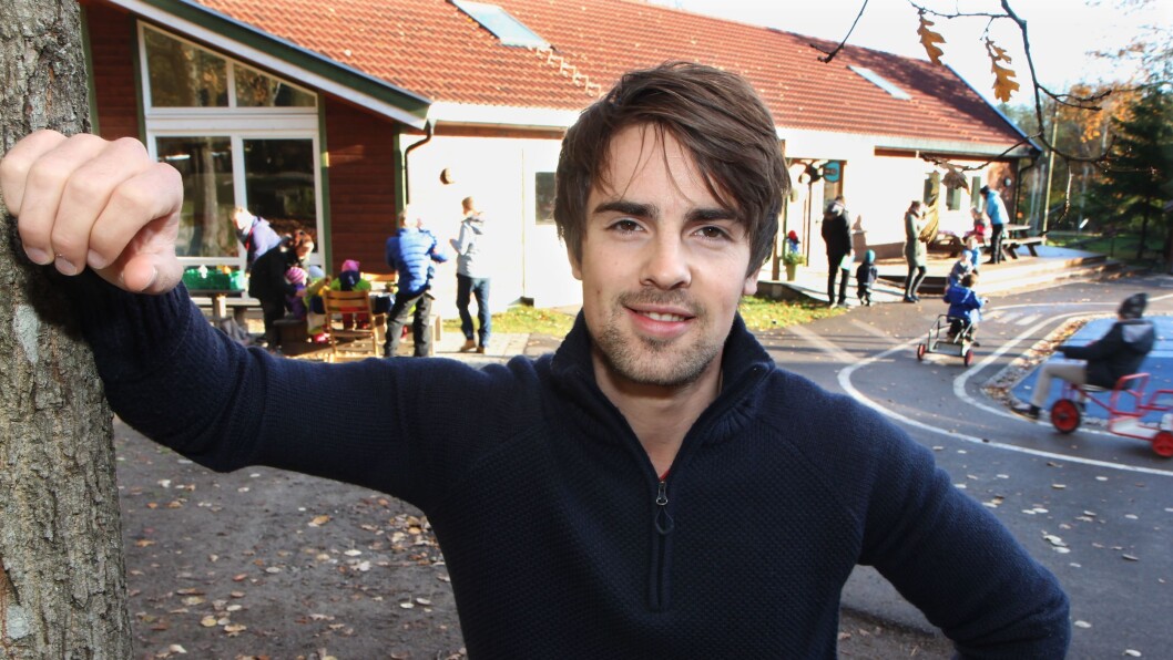 Christian Wike har siden 1. august jobbet som spesialpedagog i Tiriltoppen barnehage i Nøtterøy kommune. Cirka 70 prosent av tiden bruker han på forebyggende arbeid. Christian Wike har siden 1. august jobbet som spesialpedagog i Tiriltoppen barnehage i Nøtterøy kommune. Cirka 70 prosent av tiden bruker han på forebyggende arbeid.