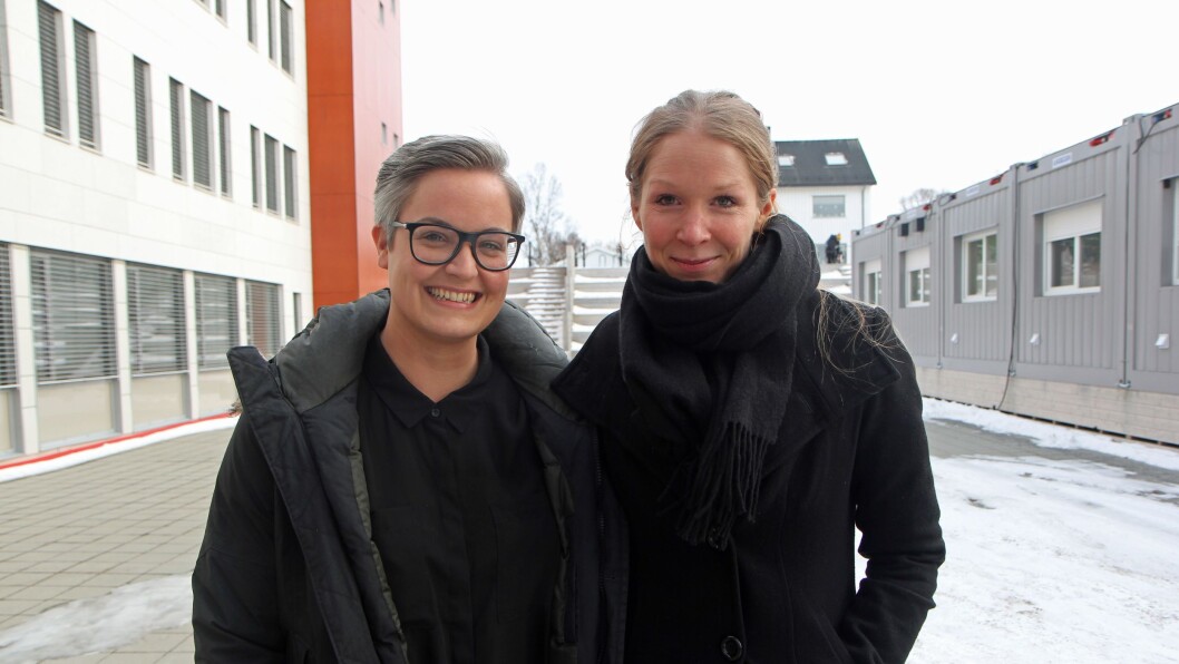 Rådgiver Hilde Arntsen og daglig leder i Rosa Kompetanse, Synne Hall Arnøy. Rådgiver Hilde Arntsen og daglig leder i Rosa Kompetanse, Synne Hall Arnøy.