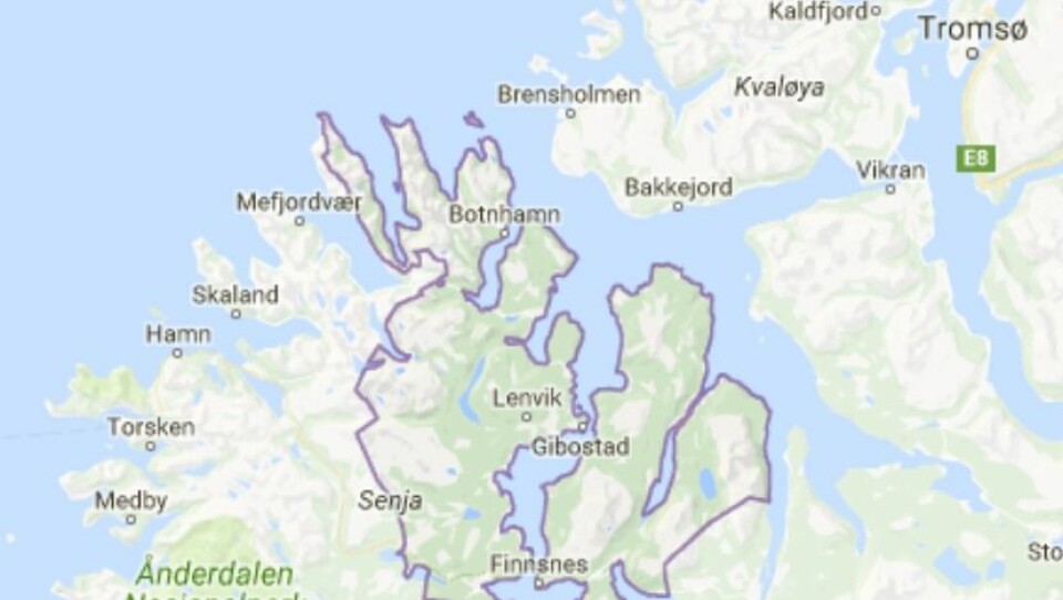 Lenvik kommune ligger i Troms.