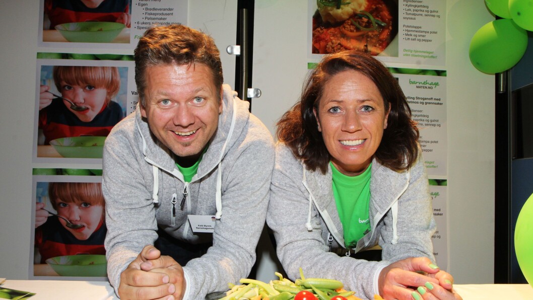 Ketil Øynes og Grethe Fjørtoft i Barnehagematen.no. Ketil Øynes og Grethe Fjørtoft i Barnehagematen.no.