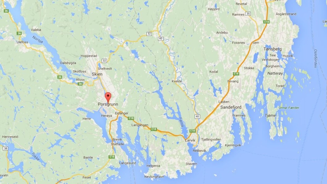 Det brenner i en barnehage i Porsgrunn. Det brenner i en barnehage i Porsgrunn.