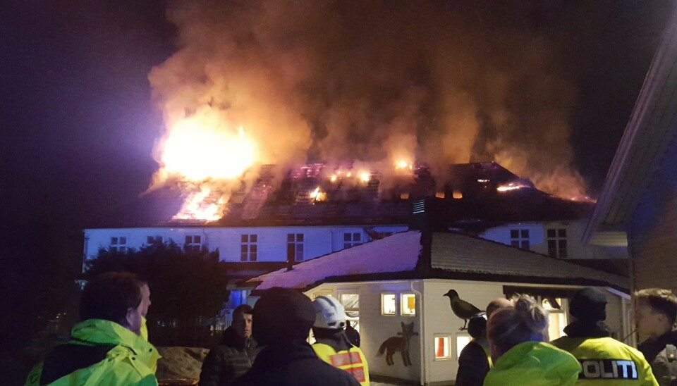 Stedjetunet der Stedje barnehage brant ned til grunnen i begynnelsen av desember 2017.