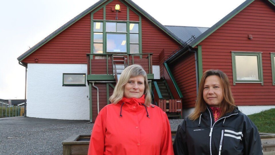 Styrer Gro Hovland og verneombud Regina Gjørøy i Nyheimvegen barnehage.