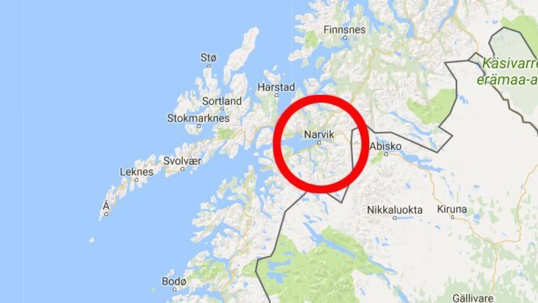 Narvik ligger i Nordland. Narvik ligger i Nordland.