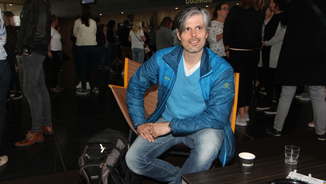 Håvard Tjora var en av foredragsholderne på konferansen «Har du bare lekt i dag?» i regi av Dronning Mauds Minne Høgskole for barnehagelærerutdanning i Trondheim. Håvard Tjora var en av foredragsholderne på konferansen «Har du bare lekt i dag?» i regi av Dronning Mauds Minne Høgskole for barnehagelærerutdanning i Trondheim.