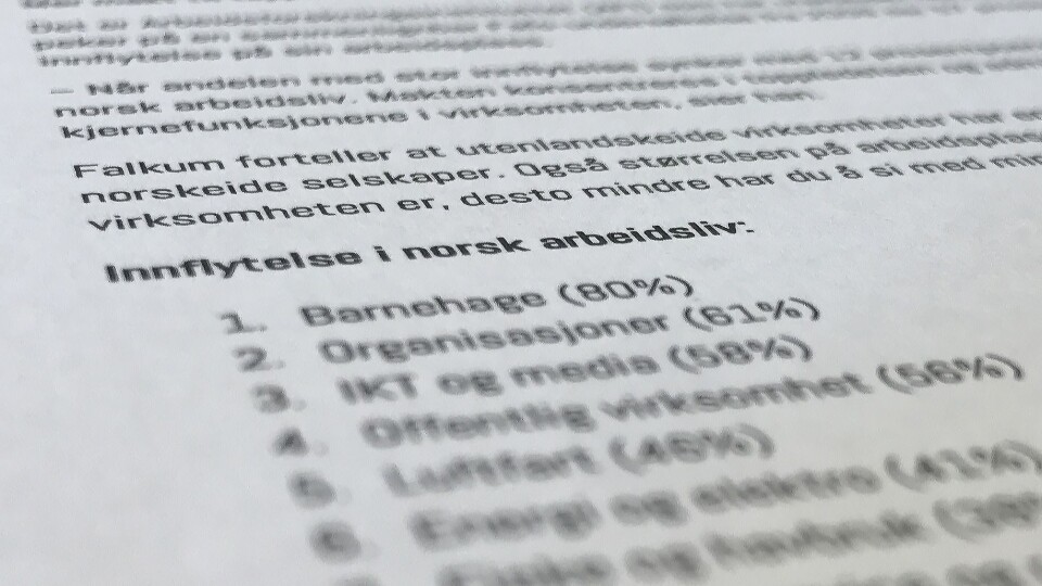 Lista som organisasjonen Lederne la fram onsdag plasserer barnehageansatte på topp.