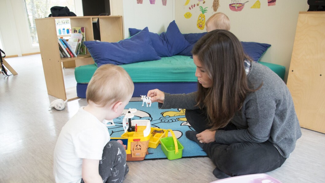 Natalia Turmo driver skolen Petita Escola i Barcelona sammen med sin søster. De ble overrasket over hvor stor forskjell det er på utforming av barnehagene i Norge og Spania. Natalia Turmo driver skolen Petita Escola i Barcelona sammen med sin søster. De ble overrasket over hvor stor forskjell det er på utforming av barnehagene i Norge og Spania.