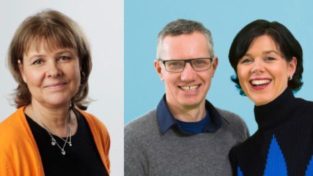 Marita Andersson i Inspira og Hans Jacob Sundby og Randi Sundby i Læringsverkstedet. Marita Andersson i Inspira og Hans Jacob Sundby og Randi Sundby i Læringsverkstedet.