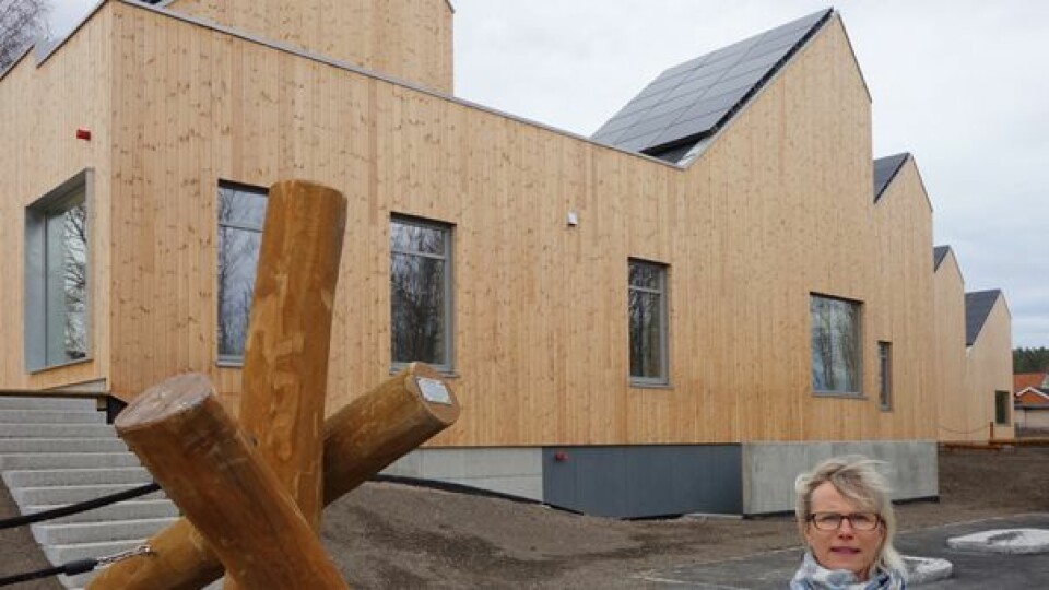 Virksomhetsleder Merete Bjertnes gleder seg til å ta barnehagen i bruk.
