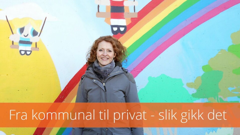 Daglig leder i Rønningen Kanvas barnehage i Oslo, Kari-Anne Bergså Skarpaas, stortrives i Kanvas.