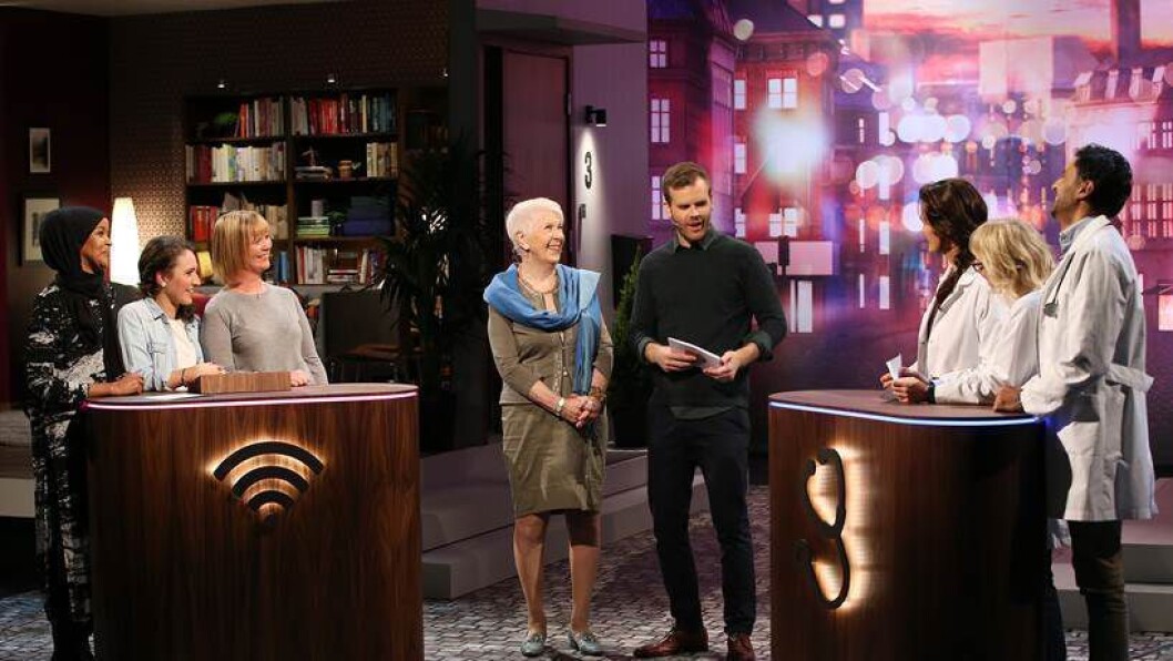 Iman Wais, Laura Diaz del Castillo og Gry Jeanette Granhaug er kolleger i den spanske barnehagen Hola! på Kampen i Oslo. Torsdag kveld skal de kjempe mot legene Astrid Almaas, Elisabeth Holmboe Eggen og Wasim Zahid i NRKs kunnskapslek Iman Wais, Laura Diaz del Castillo og Gry Jeanette Granhaug er kolleger i den spanske barnehagen Hola! på Kampen i Oslo. Torsdag kveld skal de kjempe mot legene Astrid Almaas, Elisabeth Holmboe Eggen og Wasim Zahid i NRKs kunnskapslek