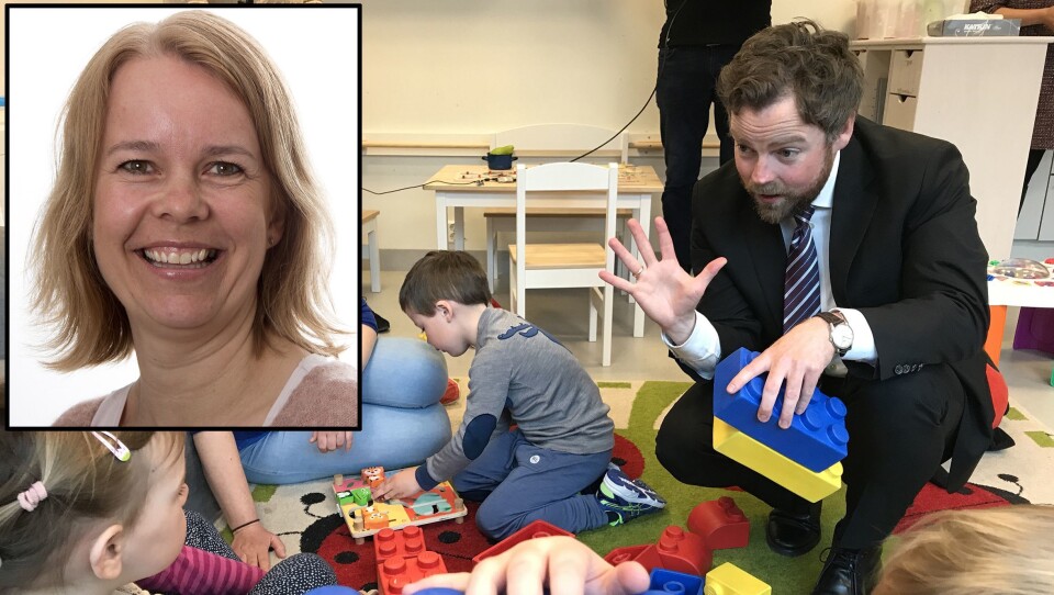 Tirsdag trer kunnskapsminister Torbjørn Røe Isaksens rammeplan for barnehager i kraft. Prosjektleder ved Nasjonalt kunnskapssenter for barnehager, Vibeke Mæhlum, tror at planen vil gi et løft for sektoren.