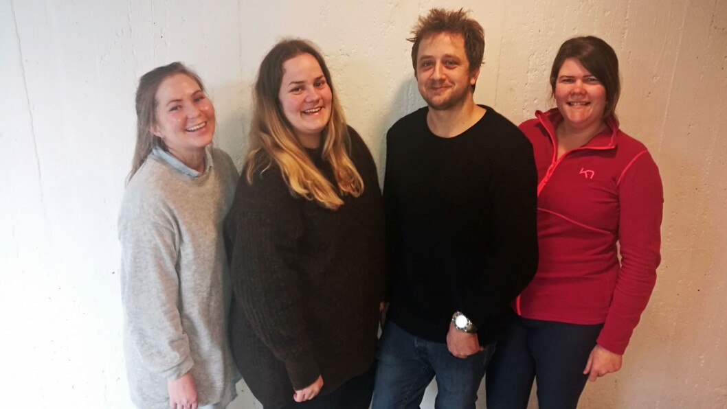 Barnehagelærerstudenter fra Høgskolen i Østfold med sterke meninger: S. Jeanette N. Diallo, Mali Johansen, Eivind Mebust og Karoline Bråthen-Olsen. Barnehagelærerstudenter fra Høgskolen i Østfold med sterke meninger: S. Jeanette N. Diallo, Mali Johansen, Eivind Mebust og Karoline Bråthen-Olsen.
