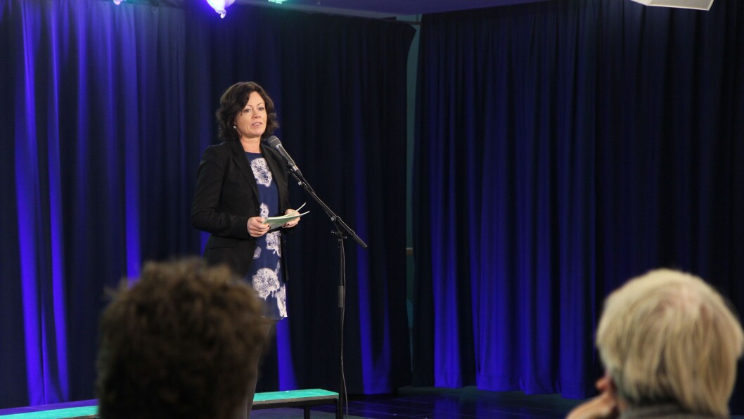 Solveig Horne (Frp). Barne-, likestillings- og integreringsminister. Solveig Horne (Frp). Barne-, likestillings- og integreringsminister.