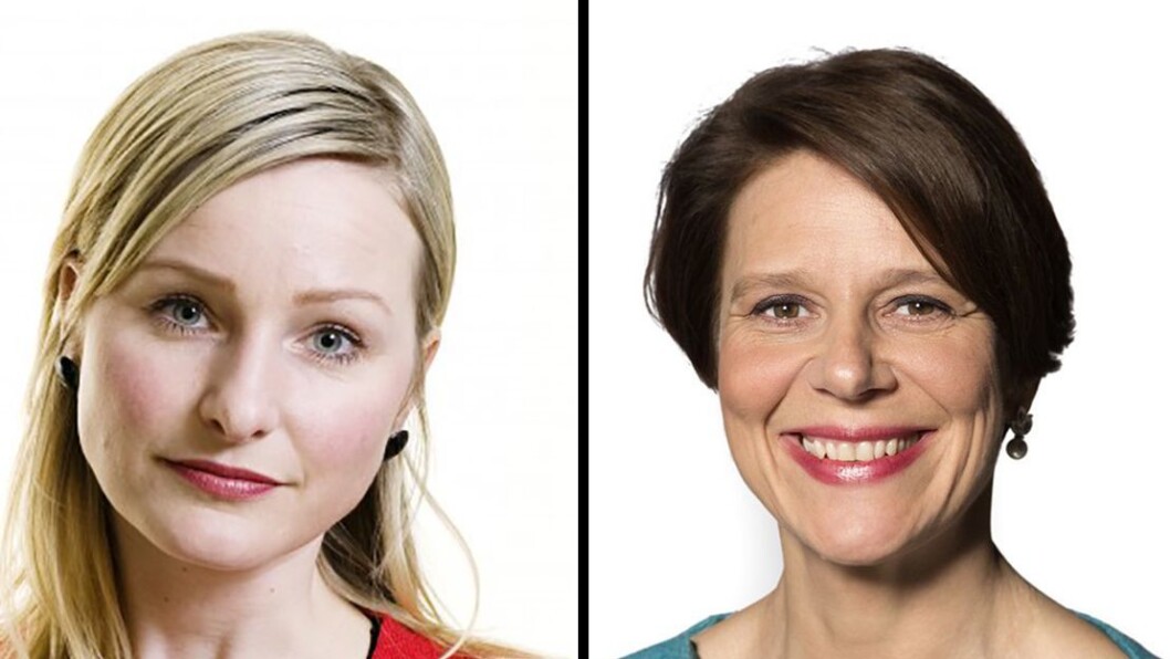 Inga Marte Thorkildsen (SV) og Tone Tellevik Dahl (Ap) bytter jobb. Inga Marte Thorkildsen (SV) og Tone Tellevik Dahl (Ap) bytter jobb.