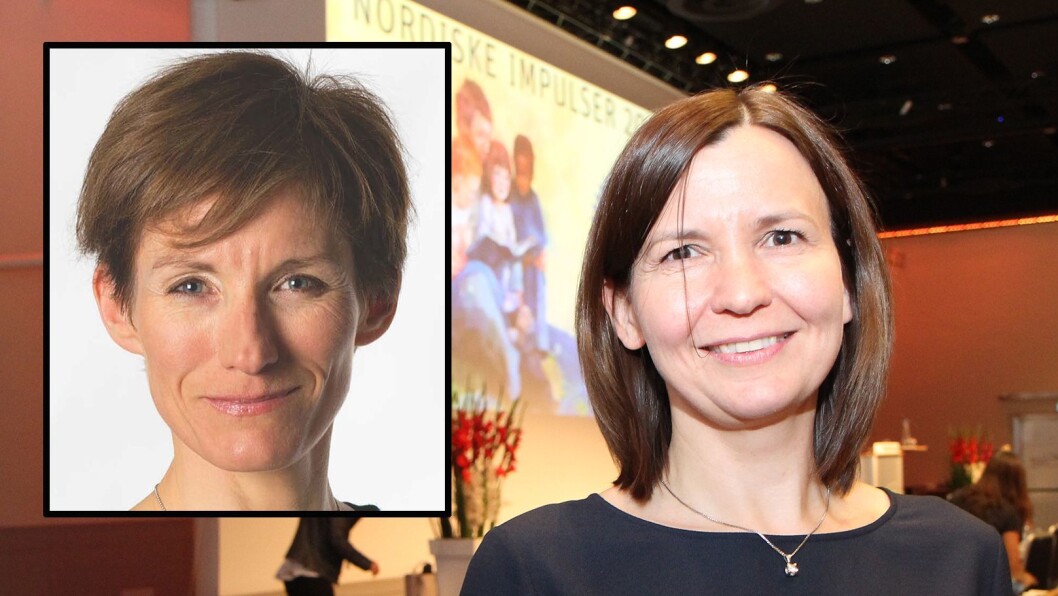 Professor Mari Rege ved Universitetet i Stavanger og professor Solveig Østrem ved Høgskolen i Sørøst-Norge (innfelt) er begge kritiske til Oslo Høyres forslag om å kartlegge norskferdighetene blant barnehagebarn og publisere resultatene på internett. Professor Mari Rege ved Universitetet i Stavanger og professor Solveig Østrem ved Høgskolen i Sørøst-Norge (innfelt) er begge kritiske til Oslo Høyres forslag om å kartlegge norskferdighetene blant barnehagebarn og publisere resultatene på internett.