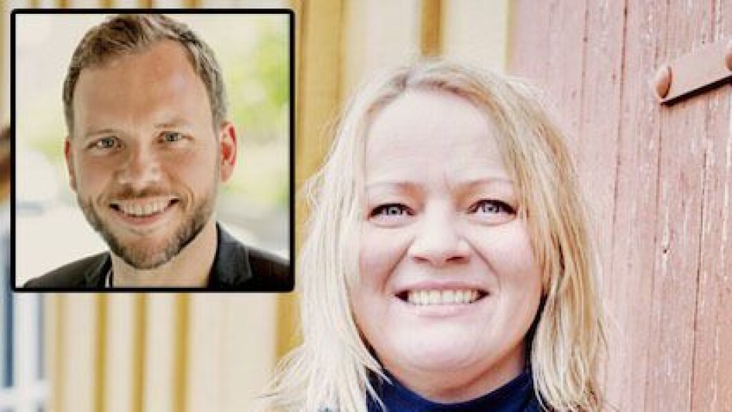 Mona Fagerås, Nordland SVs 1. kandidat og Audun Lysbakken, leder i SV. Mona Fagerås, Nordland SVs 1. kandidat og Audun Lysbakken, leder i SV.