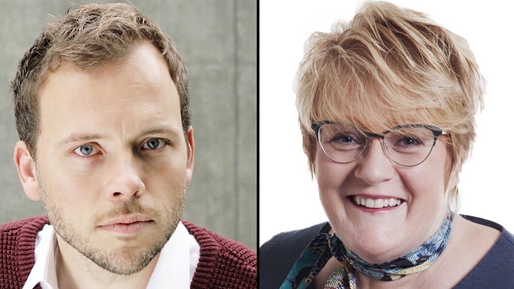 SV-leder Audun Lysbakken og Venstre-leder Trine Skei Grande tolker Agenda Kaupangs rapport om barnehagedrift svært forskjellig. SV-leder Audun Lysbakken og Venstre-leder Trine Skei Grande tolker Agenda Kaupangs rapport om barnehagedrift svært forskjellig.