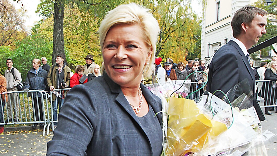 Finansminister Siv Jensen (Frp). Finansminister Siv Jensen (Frp).