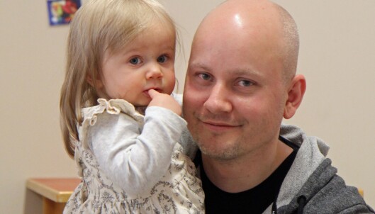 Lilly er 13 måneder gammel. - Vi søkte i fjor, men da var det fullt i barnehagene, sier pappa Øyvind Sørensen. Lilly er 13 måneder gammel. - Vi søkte i fjor, men da var det fullt i barnehagene, sier pappa Øyvind Sørensen.