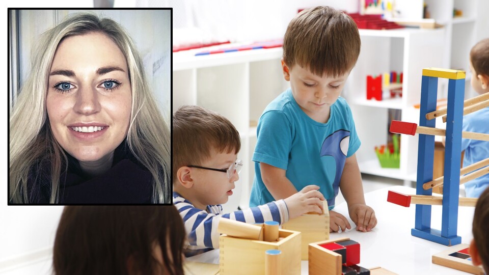 Hedda Fonsdal jobber som pedagogisk leder.