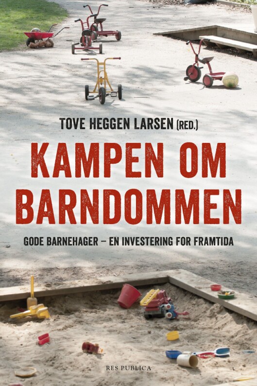 Kampen om barndommen kom nylig ut, og er en artikkelsamling fra ulike ståsted i den norske barnehagevirkeligheten. Kampen om barndommen kom nylig ut, og er en artikkelsamling fra ulike ståsted i den norske barnehagevirkeligheten.