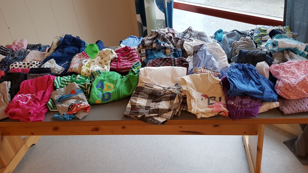 Klærne er hele og fine, men eierne har vokst fra dem. Foto: Privat Klærne er hele og fine, men eierne har vokst fra dem. Foto: Privat