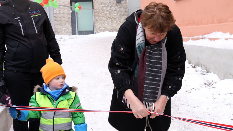 Ordfører Marianne Borgen kastet glans over dagens markering av barnehageåpningen.