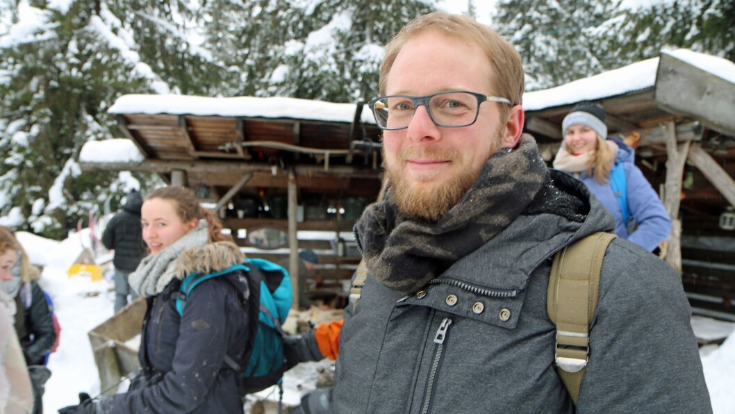 Lærer Warnes D´Hertog ved Karel de grote University College i Antwerpen har med seg et knippe studenter til Norge. Lærer Warnes D´Hertog ved Karel de grote University College i Antwerpen har med seg et knippe studenter til Norge.