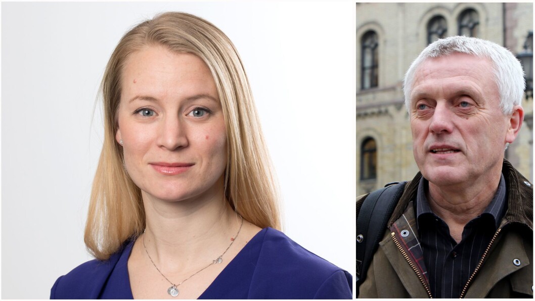 Statssekretær Rikke Sjøberg Høistad i KD er klar på at enkelte barnehager vil måtte søke om dispensasjoner etter at bemanningsnormen trer i kraft. – Det går ikke an å innføre en norm, og så skal man drive på disp. Det er bare å sette seg i forlegenhet, sier administrerende direktør Arild M. Olsen i PBL. Foto: Marte Garmann/Iris Lyngmo Statssekretær Rikke Sjøberg Høistad i KD er klar på at enkelte barnehager vil måtte søke om dispensasjoner etter at bemanningsnormen trer i kraft. – Det går ikke an å innføre en norm, og så skal man drive på disp. Det er bare å sette seg i forlegenhet, sier administrerende direktør Arild M. Olsen i PBL. Foto: Marte Garmann/Iris Lyngmo
