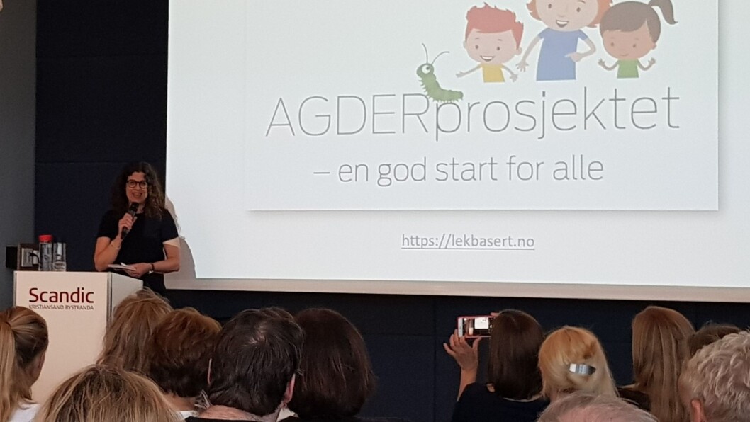 Professor Ingunn Størksen under boklanseringen mandag. Professor Ingunn Størksen under boklanseringen mandag.