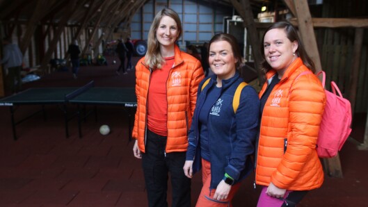 Fra venstre Anna Skagefjord, Ive Langesæter og Carina Aalberg fra Nordby gardsbarnehage, like nord for Jevnaker sentrum. Fra venstre Anna Skagefjord, Ive Langesæter og Carina Aalberg fra Nordby gardsbarnehage, like nord for Jevnaker sentrum.