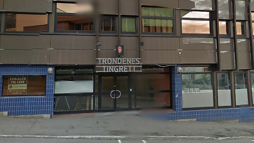 Rettssaken går i Trondenes tingrett i Harstad. Foto: Googlemaps