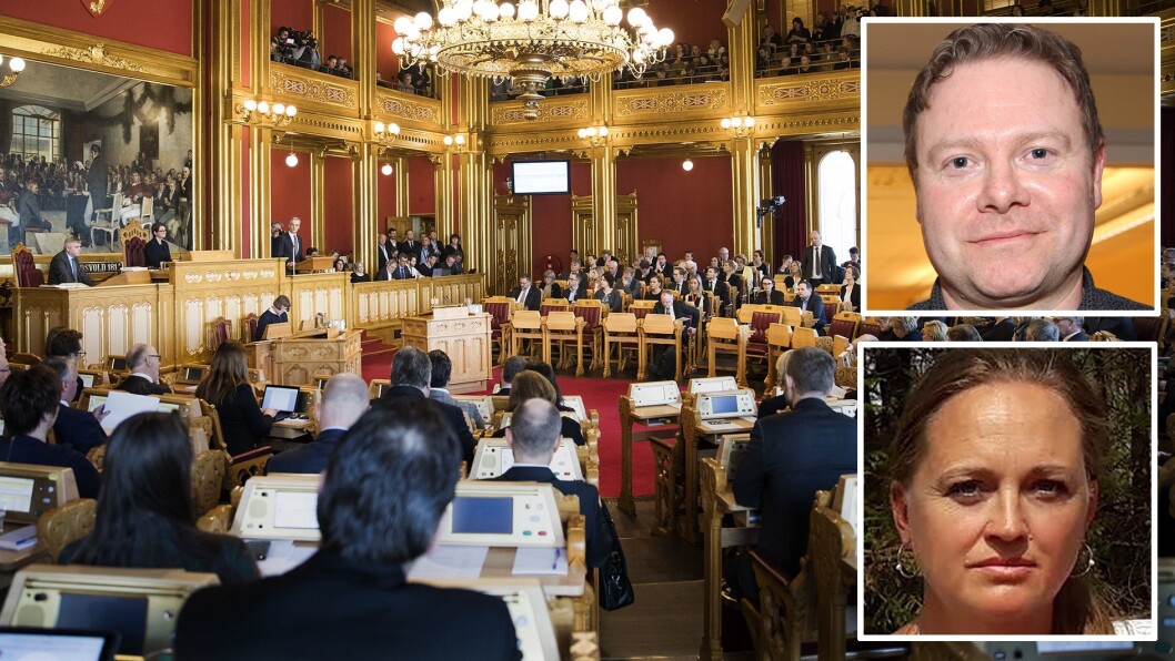 Royne K. Berget og Christina Grefsrud-Halvorsen har engasjert seg i kampen for en strengere bemanningsnorm på vegne av henholdsvis Barnehageopprør 2018 og Foreldreopprøret 2018. Foto: Stortinget/privat Royne K. Berget og Christina Grefsrud-Halvorsen har engasjert seg i kampen for en strengere bemanningsnorm på vegne av henholdsvis Barnehageopprør 2018 og Foreldreopprøret 2018. Foto: Stortinget/privat