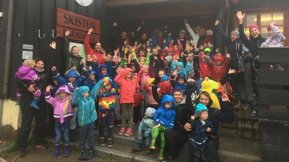 Norlandia Skistua barnehage i Oslo er en av fem finalister som kan vinne tittelen «Årets barnehage 2018».