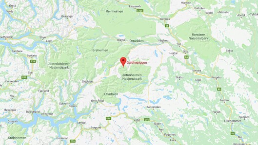 Galdhøpiggen er Norges høyeste fjell og ligger i Jotunheimen. Foto: Googlemaps Galdhøpiggen er Norges høyeste fjell og ligger i Jotunheimen. Foto: Googlemaps