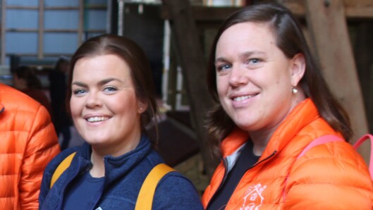 Pedagogisk leder ved småbarnsavdelingen Ive Langesæter og styrer Carina Aalberg i Nordby Gardsbarnehage. Pedagogisk leder ved småbarnsavdelingen Ive Langesæter og styrer Carina Aalberg i Nordby Gardsbarnehage.