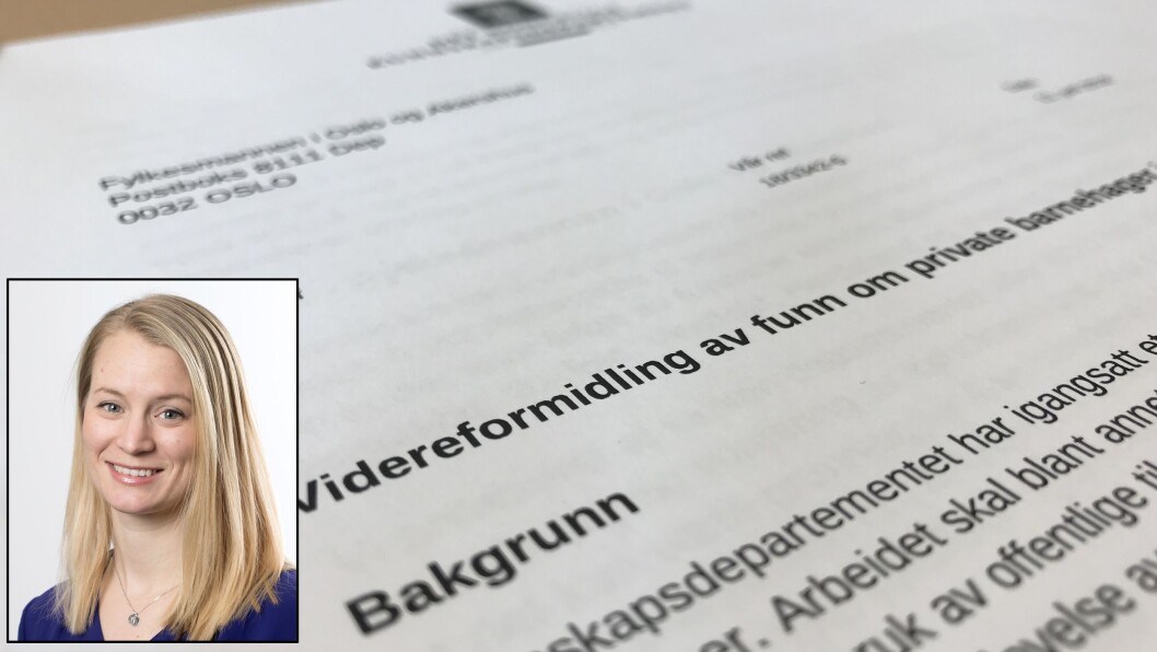 Statssekretær Rikke Høistad Sjøberg (H) sier at departementet ikke har gjort noen selvstendig vurdering av funnene, men at det har en aktivitetsplikt når det kommer meldinger om mulige regelbrudd. Statssekretær Rikke Høistad Sjøberg (H) sier at departementet ikke har gjort noen selvstendig vurdering av funnene, men at det har en aktivitetsplikt når det kommer meldinger om mulige regelbrudd.