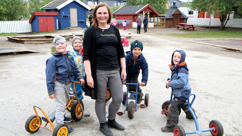 Daglig leder Ann-Hilde Hansen i Vollen barnehage har inkludering og forebygging av mobbing som et viktig tema i barnehagen.