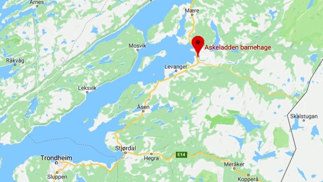 Askeladden barnehage lå i Verdal. Illustrasjon: Googlemaps Askeladden barnehage lå i Verdal. Illustrasjon: Googlemaps