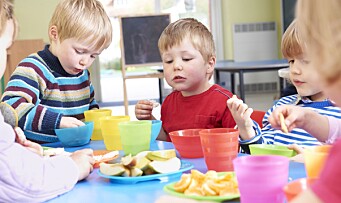 Undersøkelse: Private barnehager serverer oftere varm mat, frukt og grønnsaker