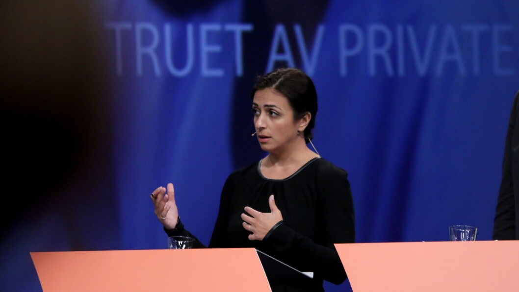 Hadia Tajik og Ap vil redusere maksprisen for foreldrebetaling i barnehagene. Bildet er tatt ved en tidligere anledning. Hadia Tajik og Ap vil redusere maksprisen for foreldrebetaling i barnehagene. Bildet er tatt ved en tidligere anledning.