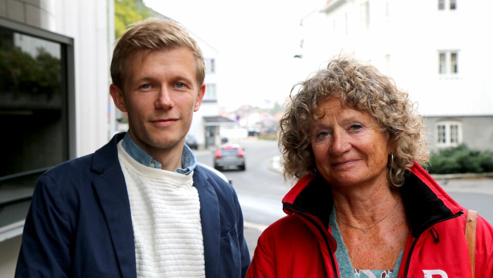 Sindre Borgund og Pia Friis i Kanvas jobber sammen for trygge barn.
