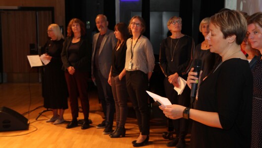 Noen av dem som allerede er i gang med forskningsarbeid ved BARNkunne fikk under åpningen kort presentere hovedpunkter i arbeidsplanene. Noen av dem som allerede er i gang med forskningsarbeid ved BARNkunne fikk under åpningen kort presentere hovedpunkter i arbeidsplanene.