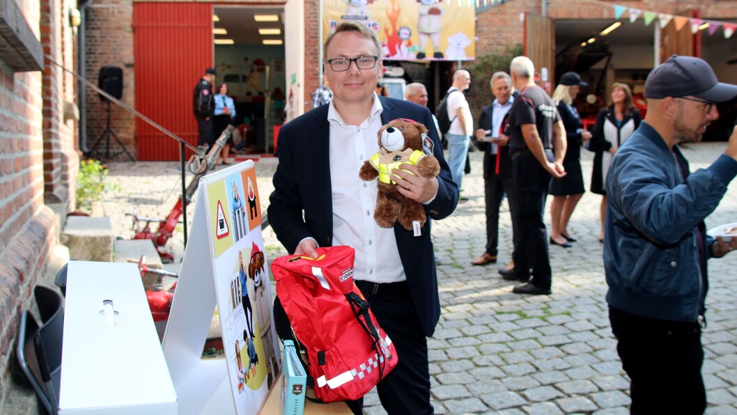 Håvard Kleppe, kommunikasjonsleder i Norsk brannvernforening, lanserer en storstilt kampanje med fokus på brannsikkerhet rettet mot barnehager. Håvard Kleppe, kommunikasjonsleder i Norsk brannvernforening, lanserer en storstilt kampanje med fokus på brannsikkerhet rettet mot barnehager.
