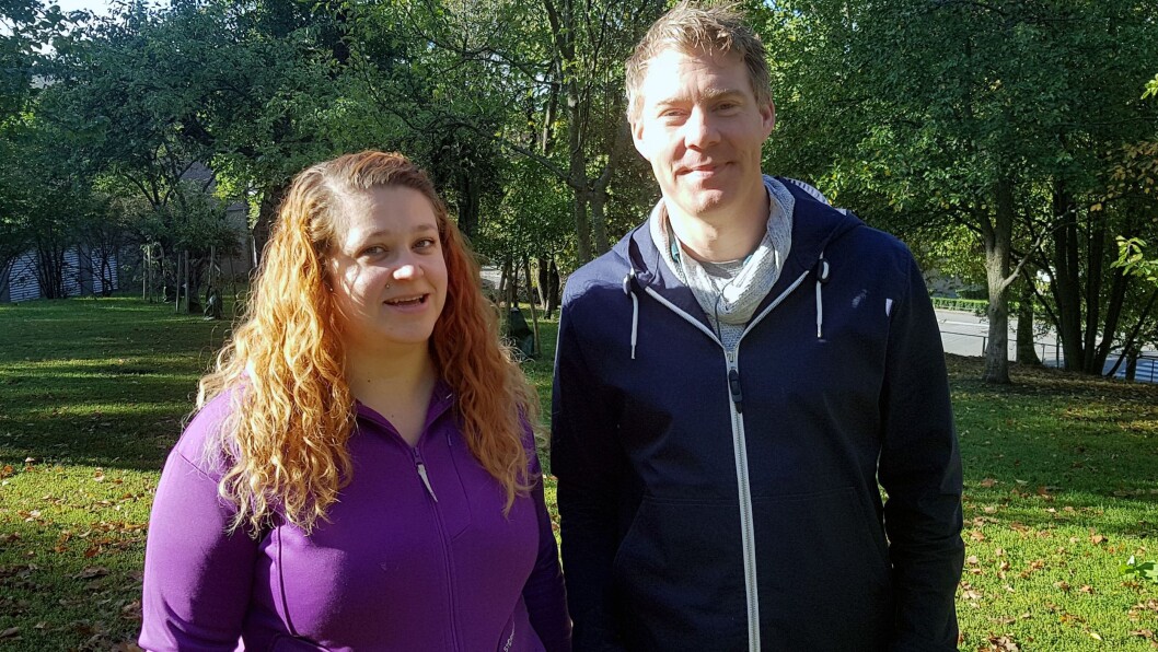 Karin Otelia Dalen og Ingemar Nielsen studerte sammen. Nå jobber de i hver sine barnehager, og samarbeider om å lage podcast for barnehagelærere. Karin Otelia Dalen og Ingemar Nielsen studerte sammen. Nå jobber de i hver sine barnehager, og samarbeider om å lage podcast for barnehagelærere.